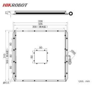 لایتینگ HIKROBOT مدل SMR-03V-B در ابعاد 250 در 150 میلی‌متر